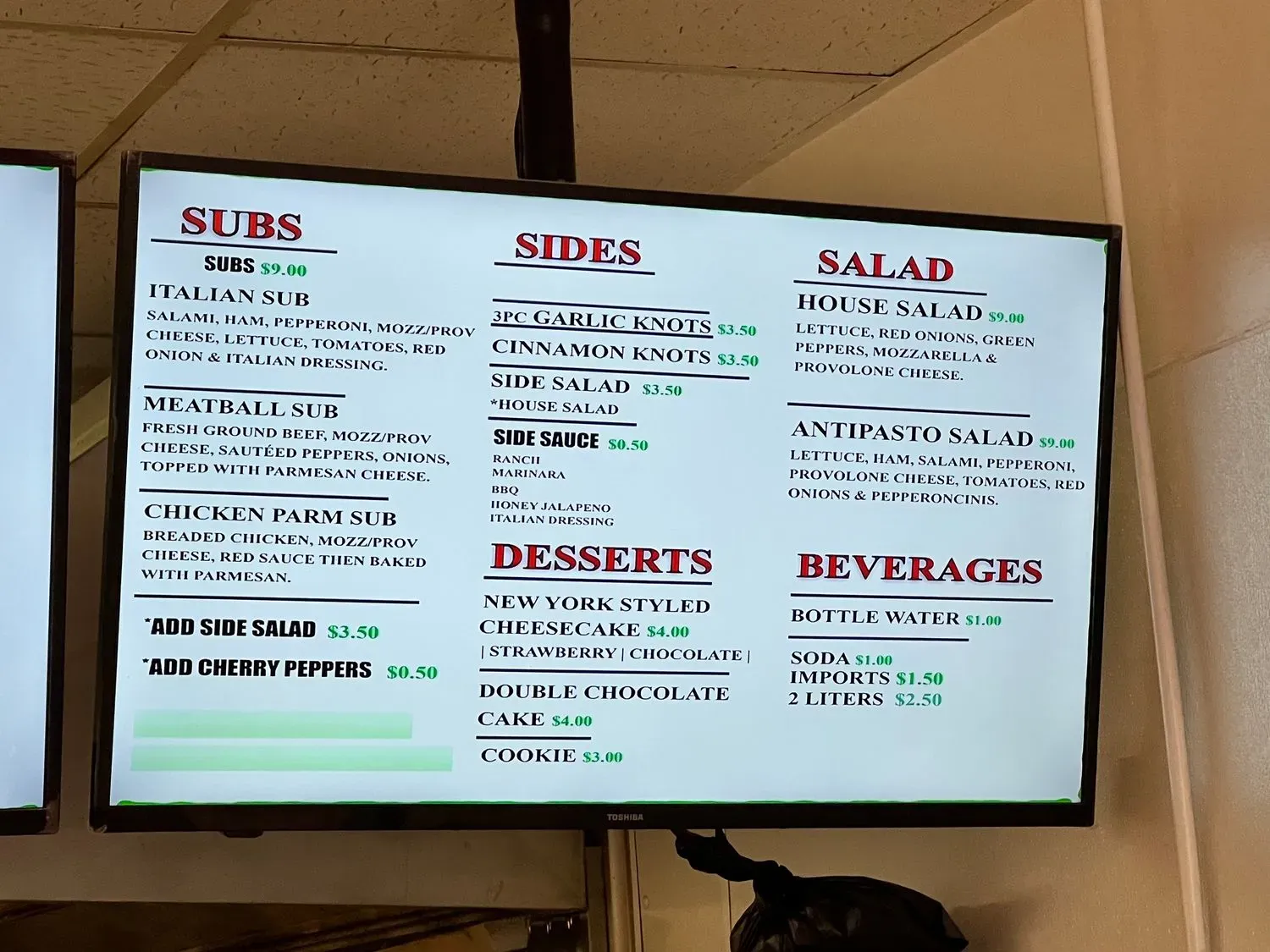 Menu 6