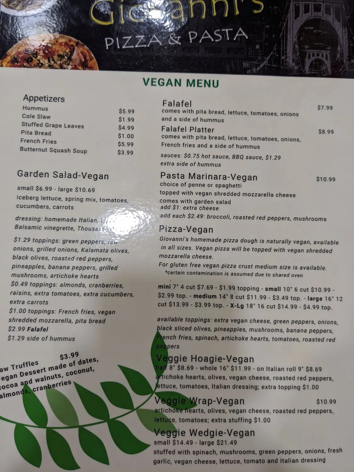 Menu 3