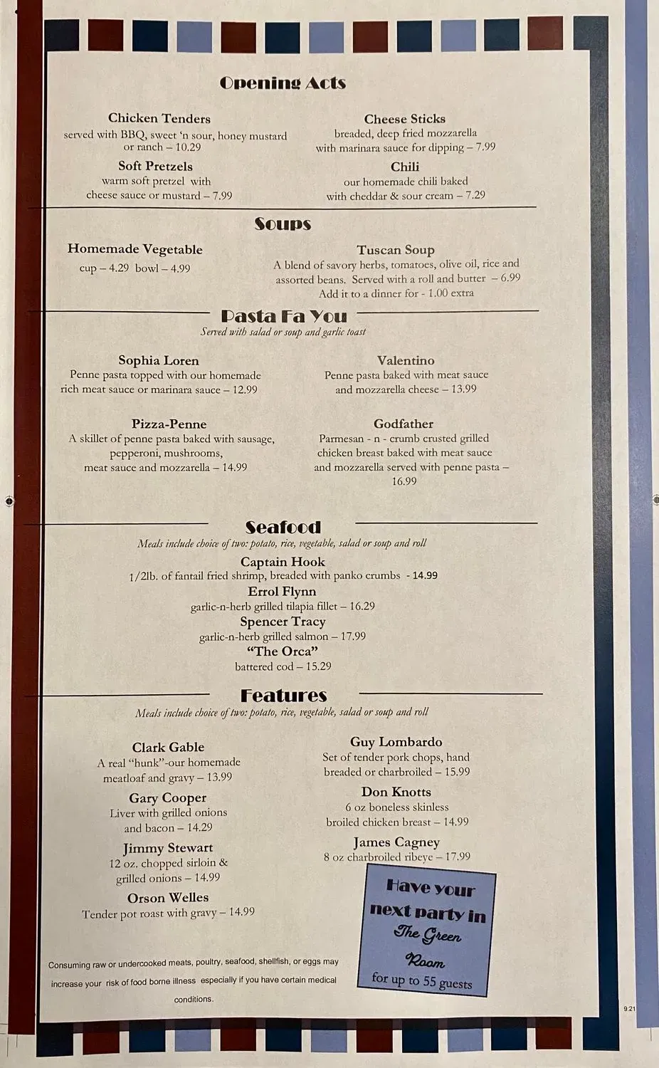 Menu 3