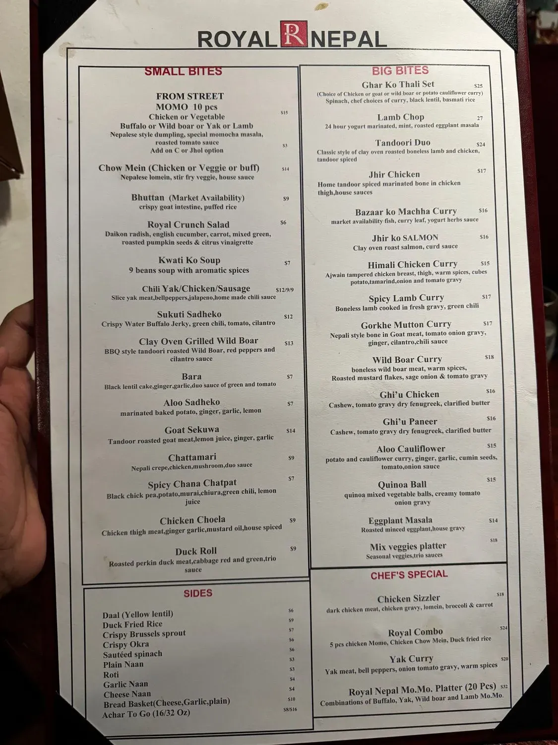 Menu 3