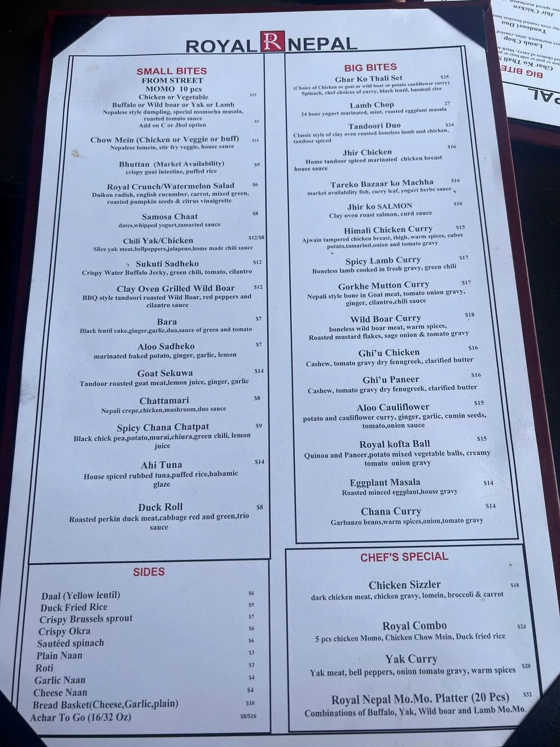 Menu 4