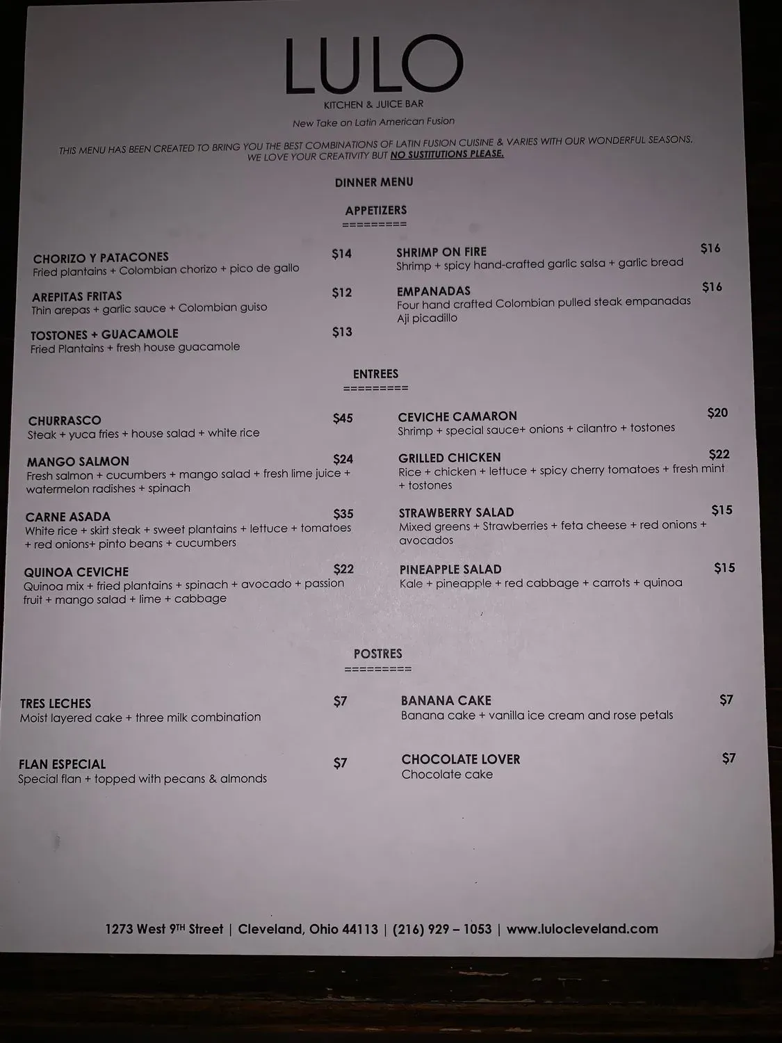 Menu 2