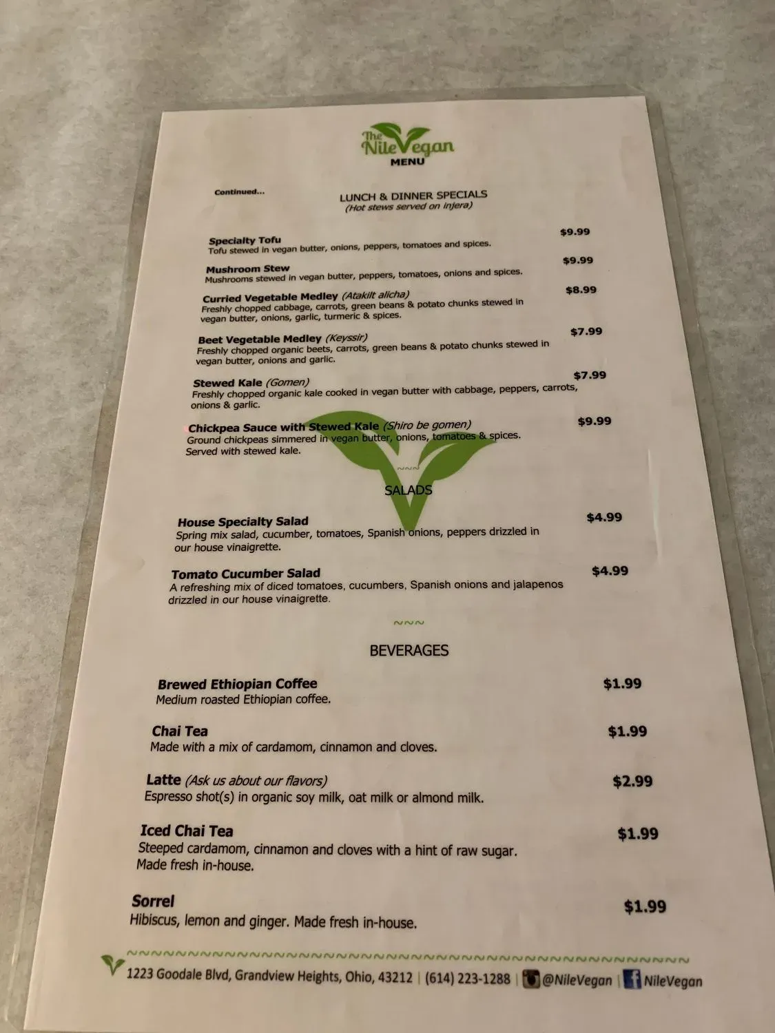 Menu 5