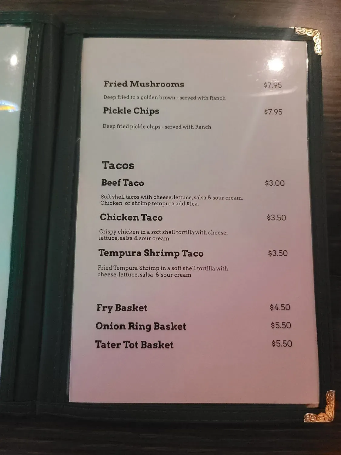 Menu 4