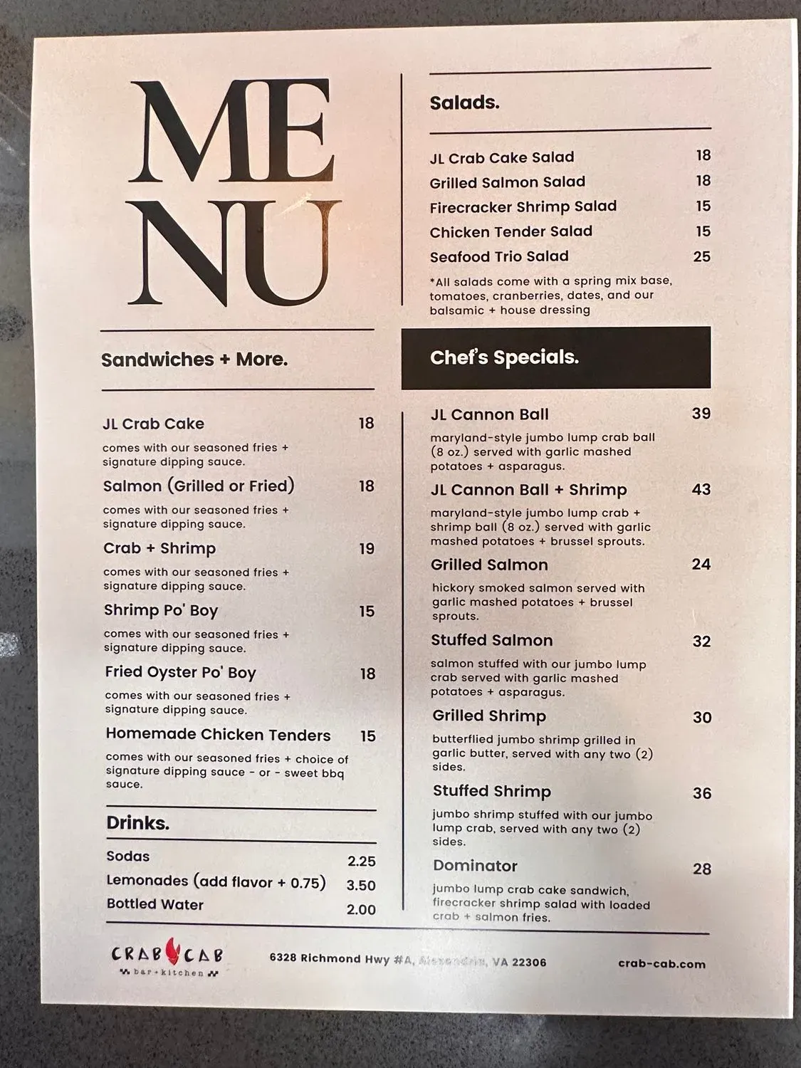 Menu 3