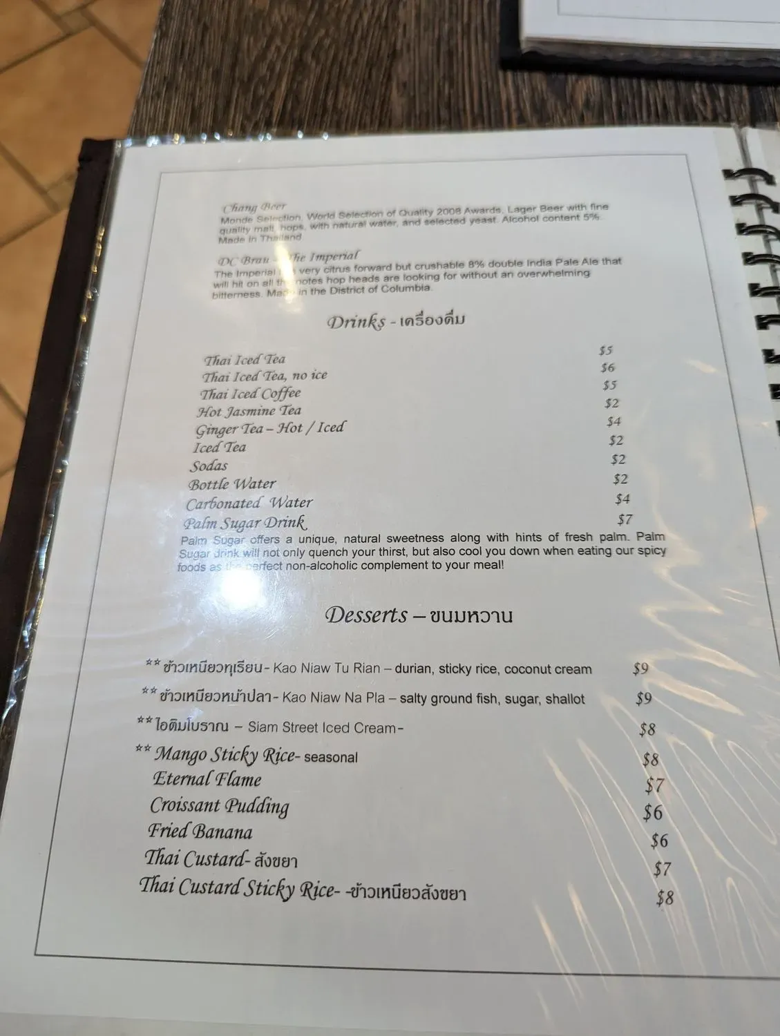 Menu 6