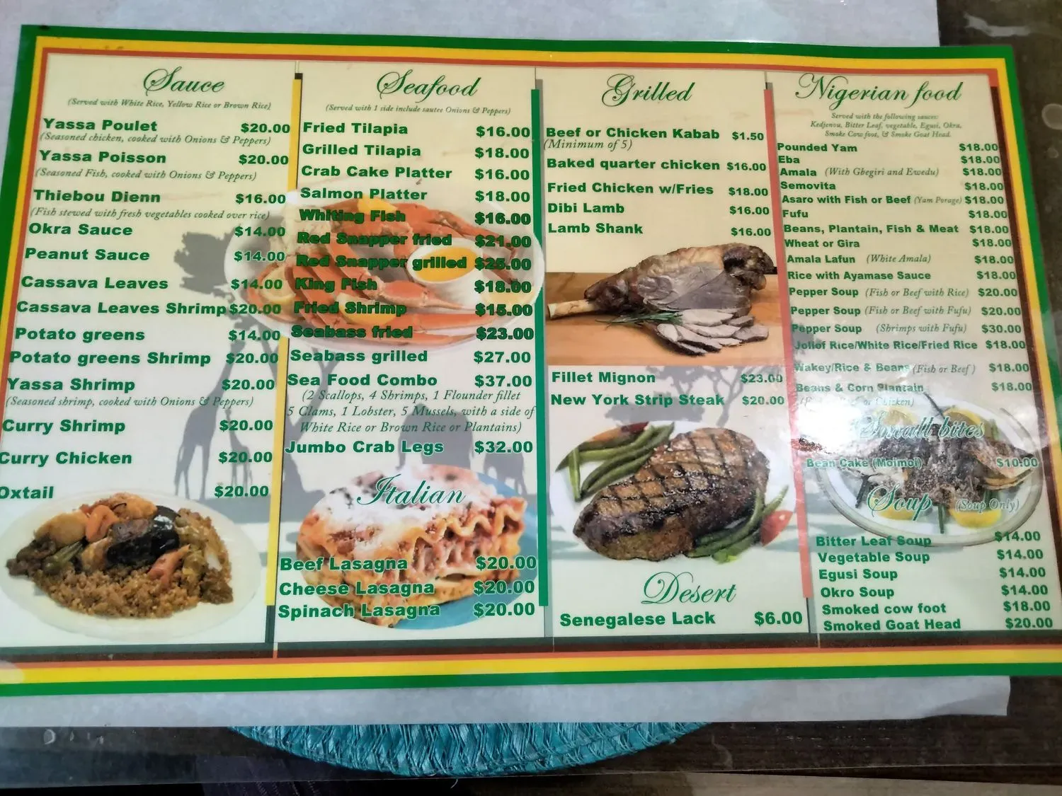 Menu 3