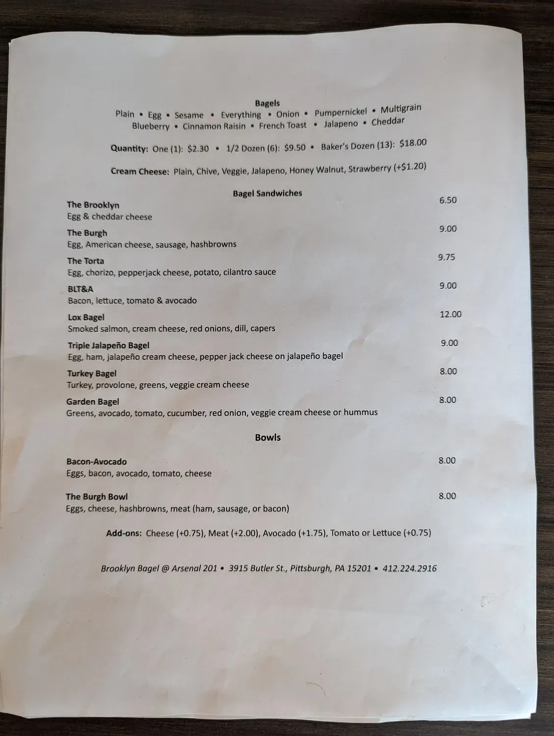 Menu 6