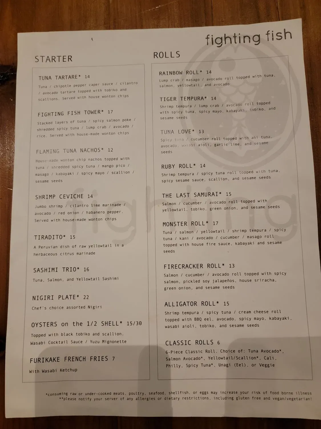 Menu 4