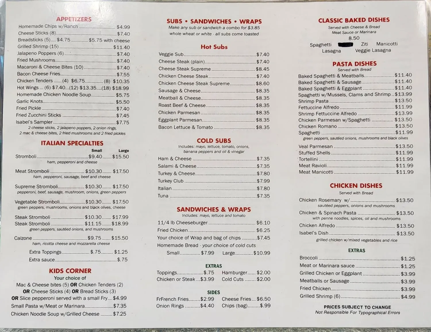 Menu 2