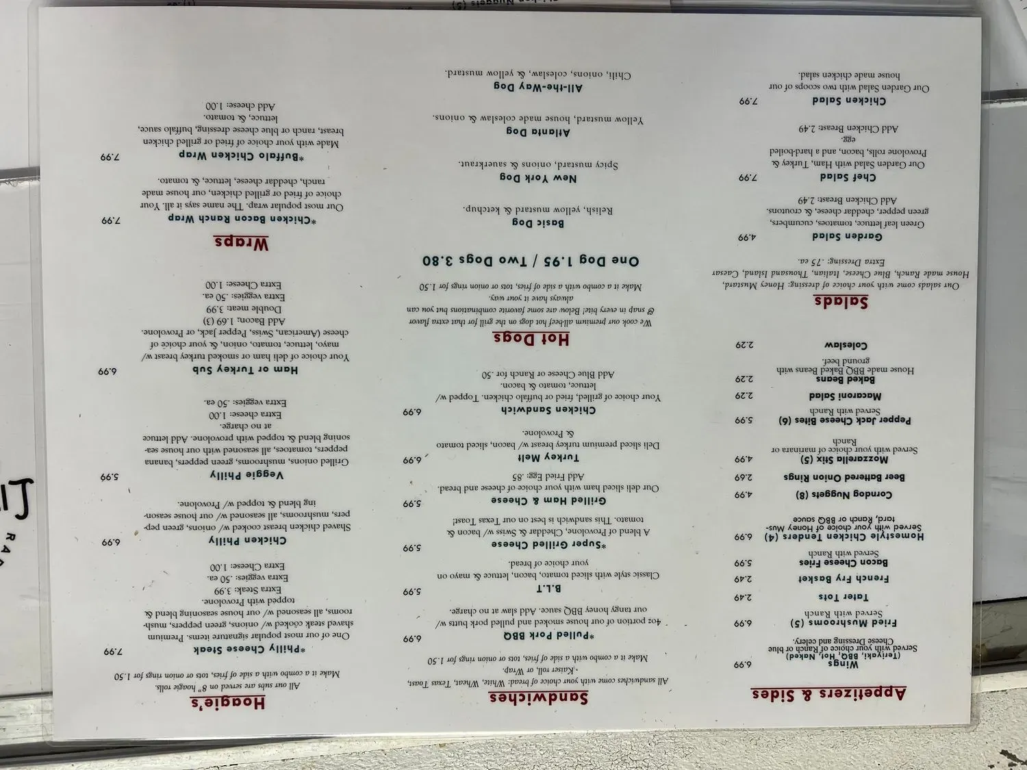 Menu 2