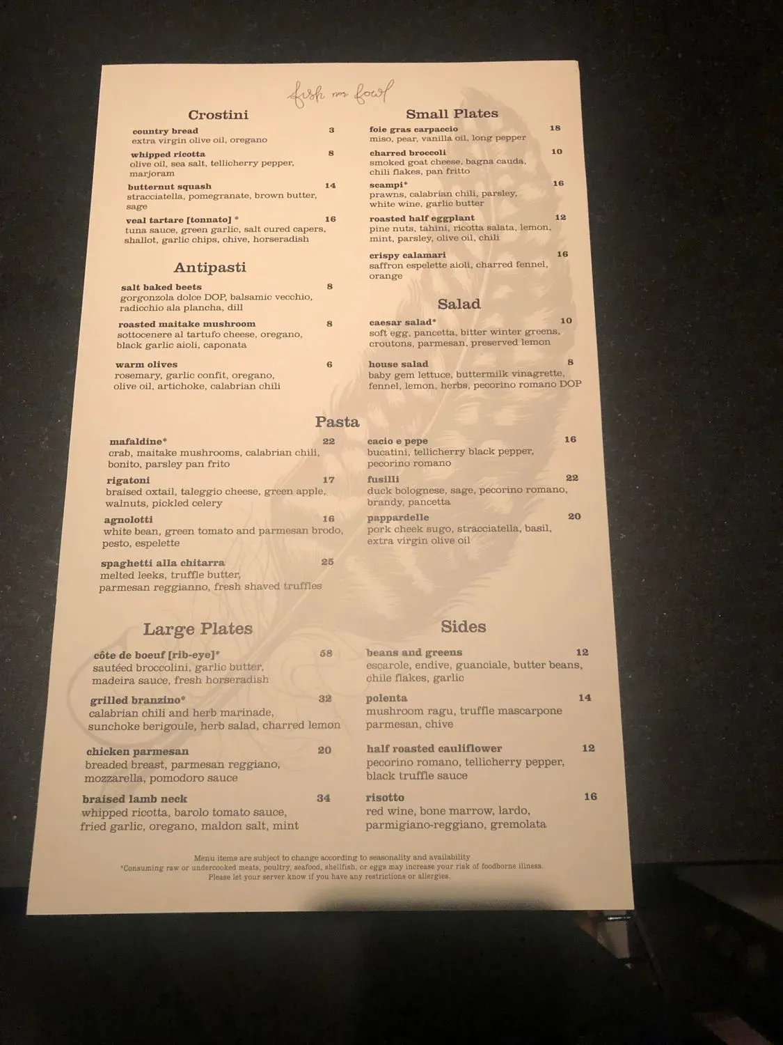 Menu 6