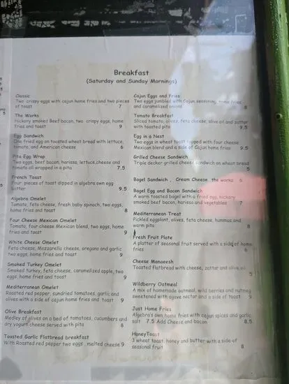 Menu 4