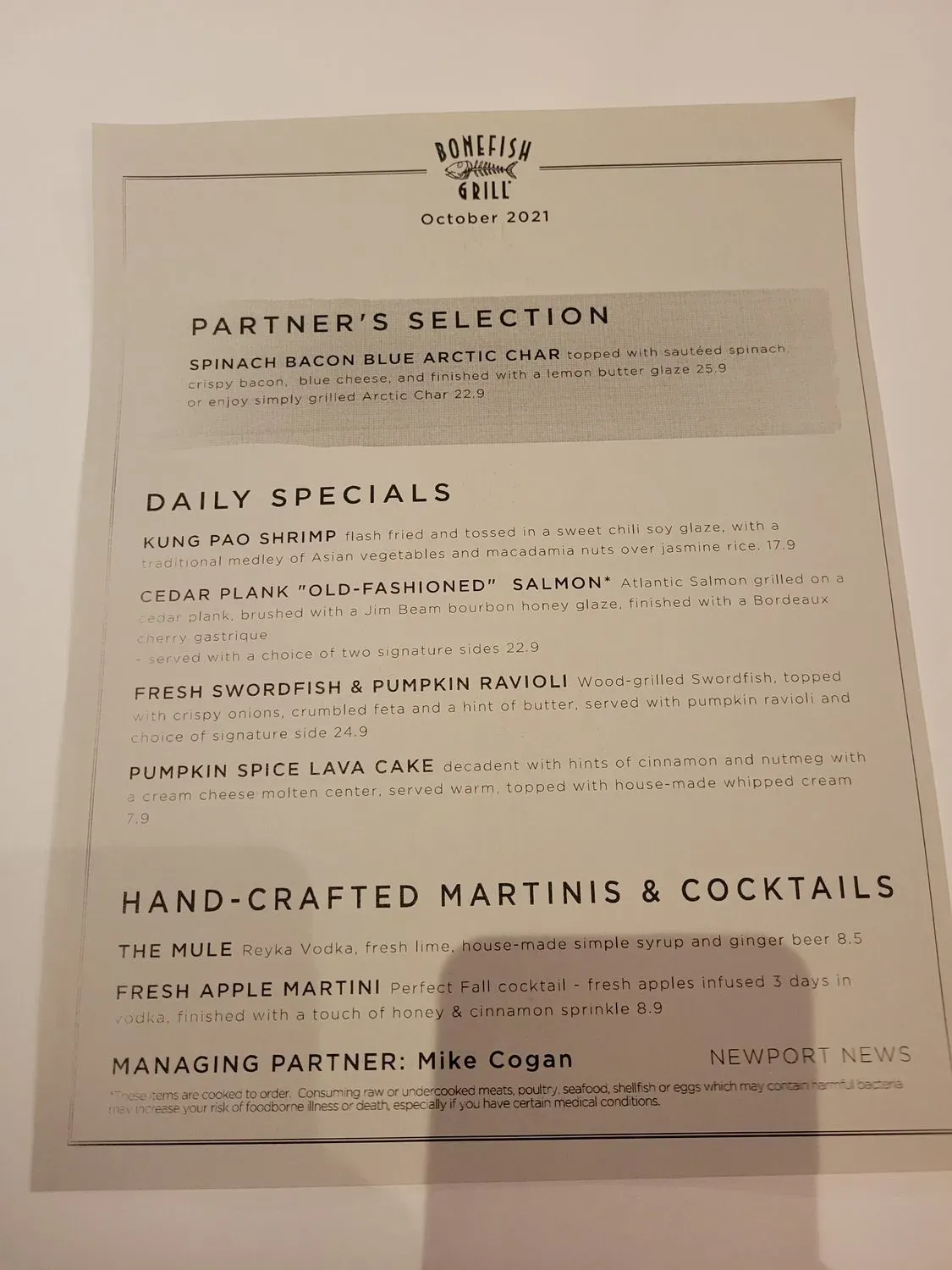 Menu 6