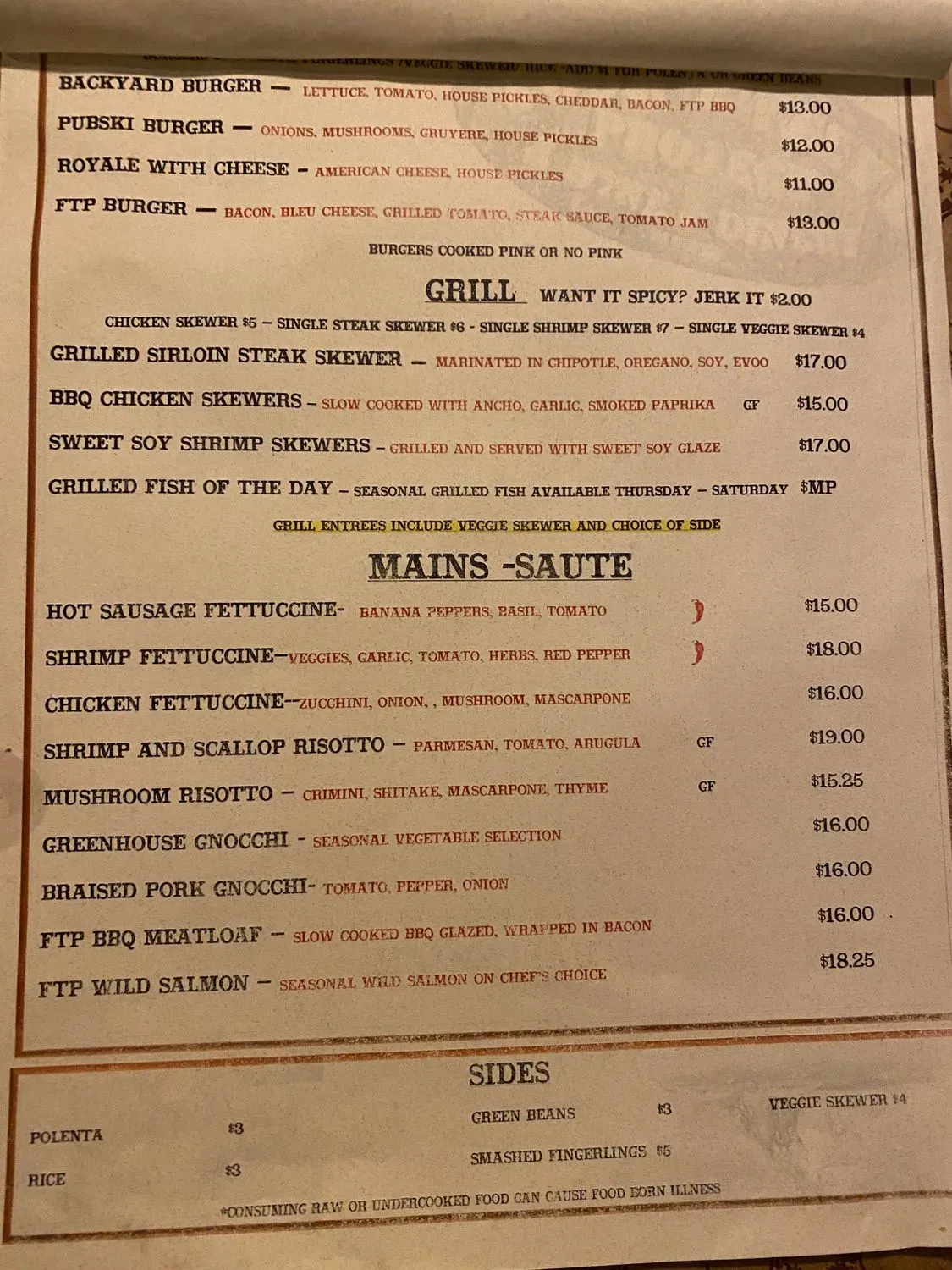 Menu 4