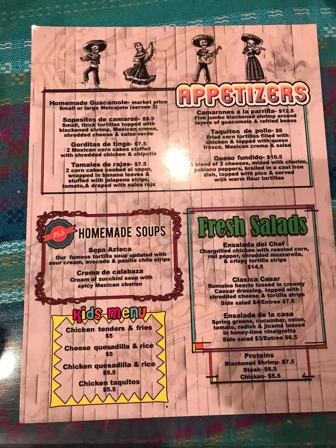 Menu 3