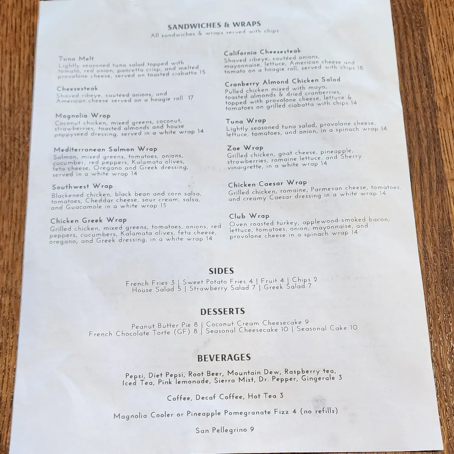 Menu 3