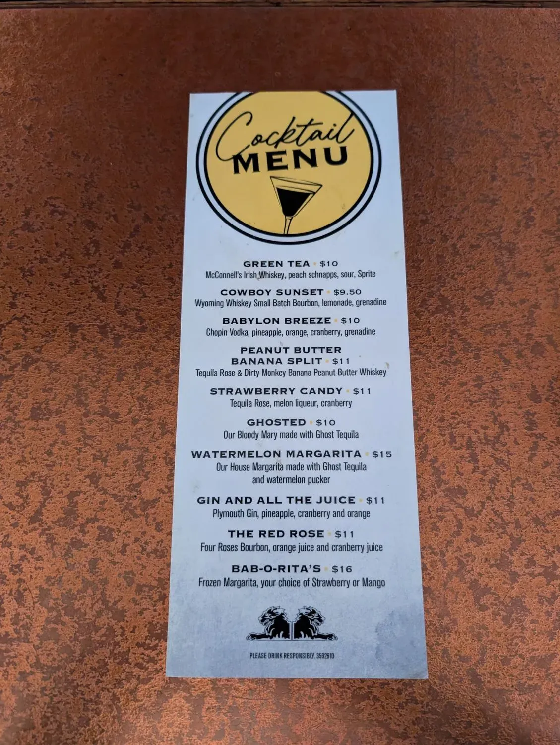 Menu 5