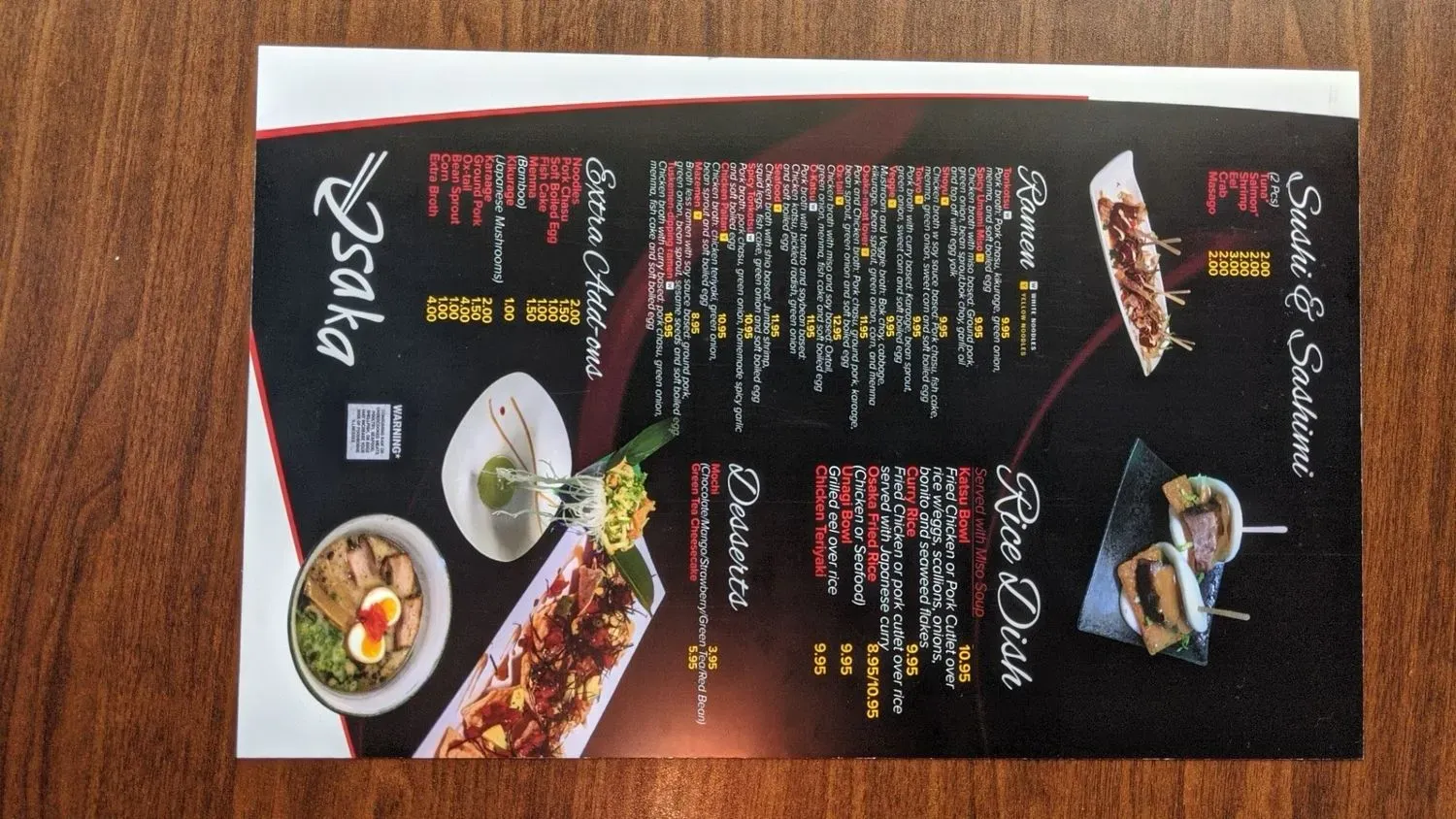 Menu 6