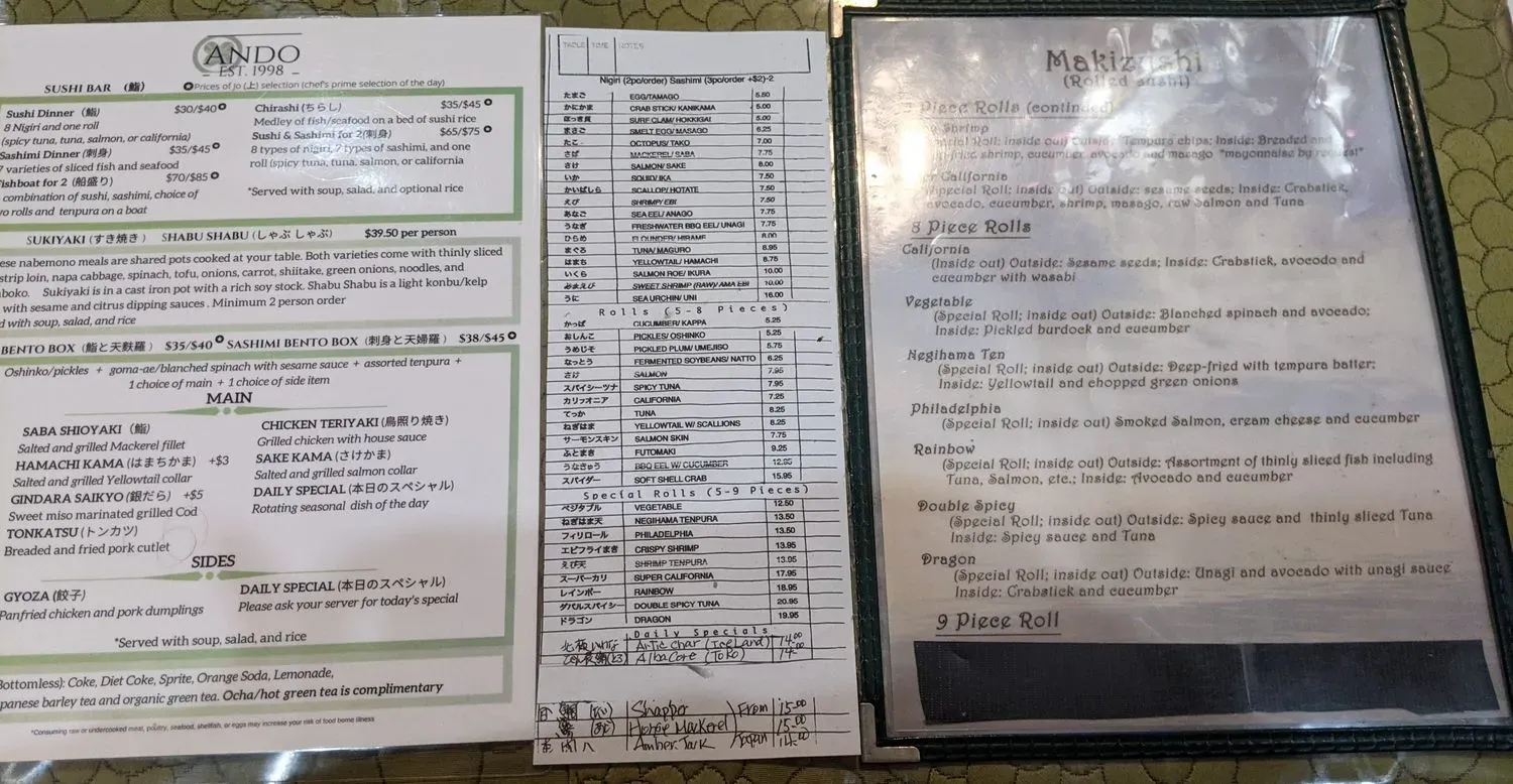 Menu 3