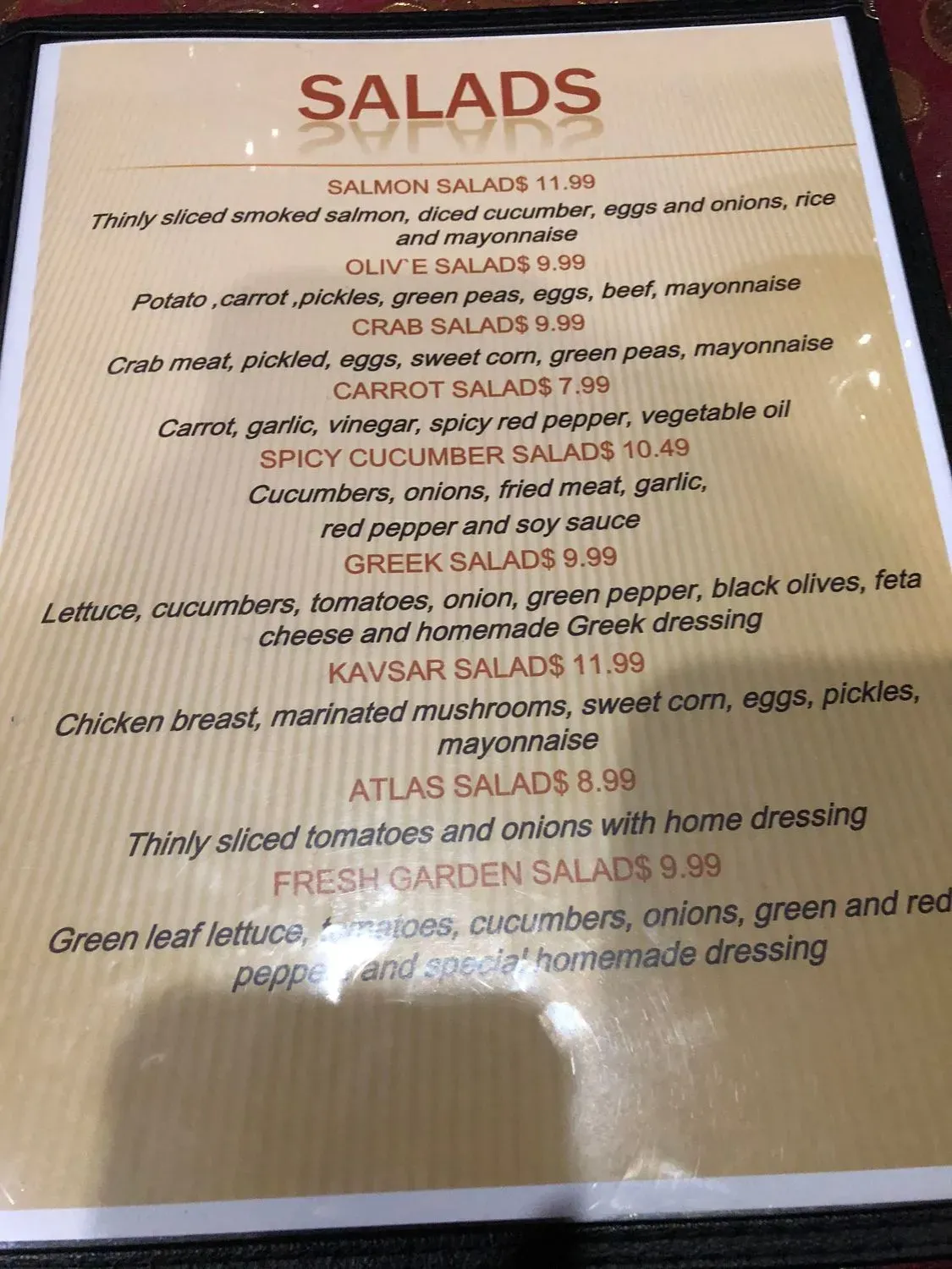 Menu 4