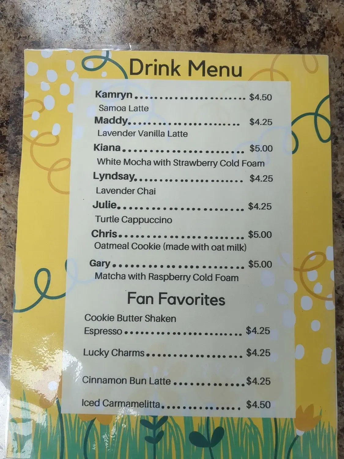 Menu 3