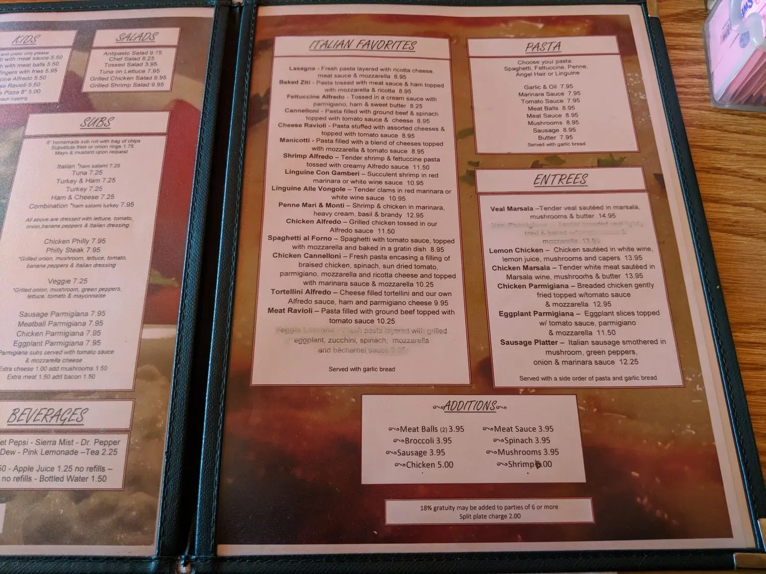 Menu 6