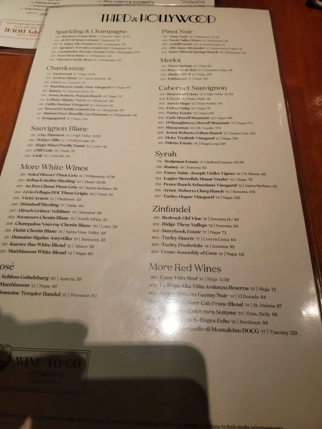 Menu 5