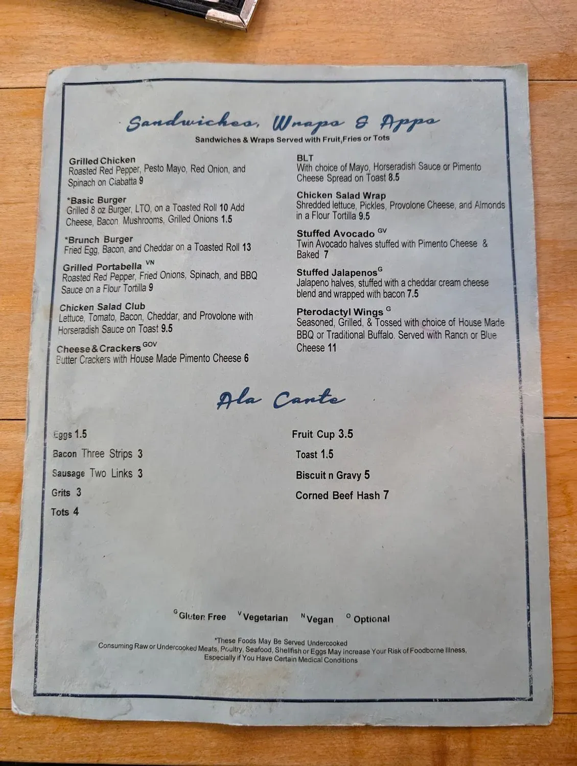 Menu 2