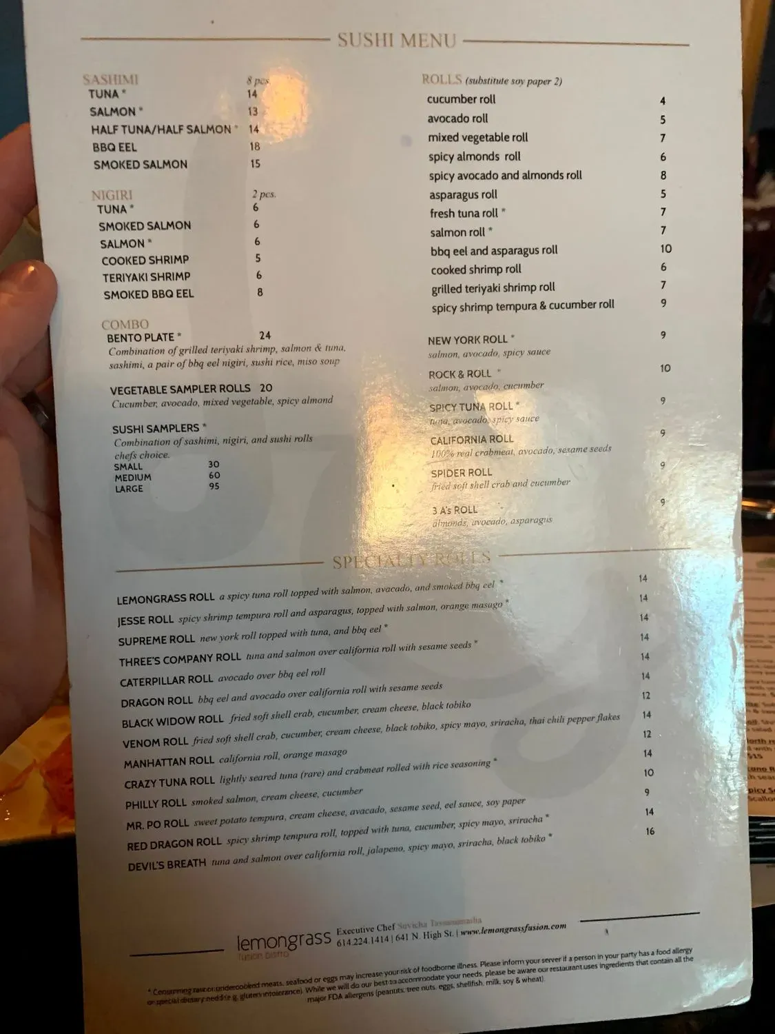 Menu 4