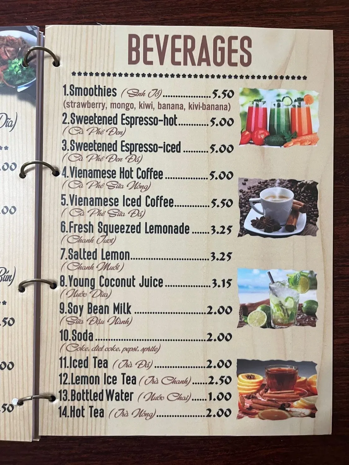 Menu 4