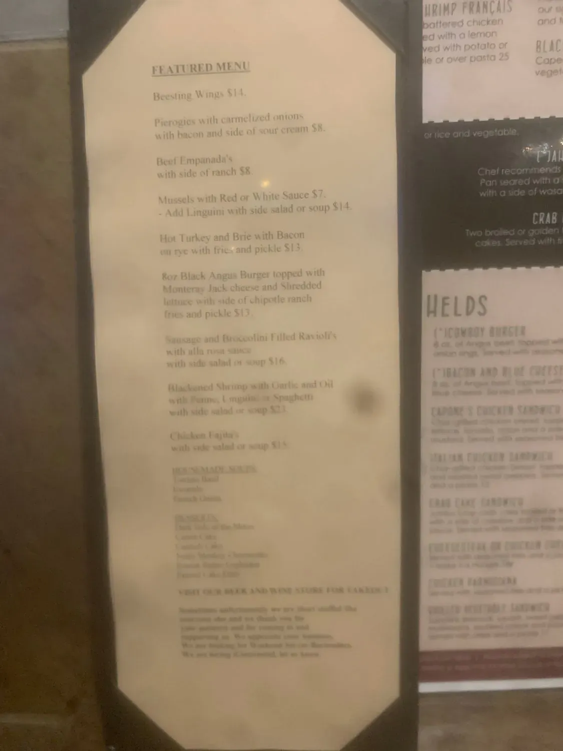 Menu 3