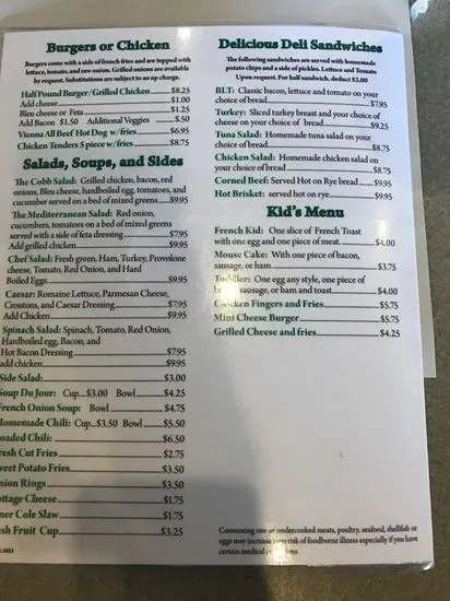 Menu 4