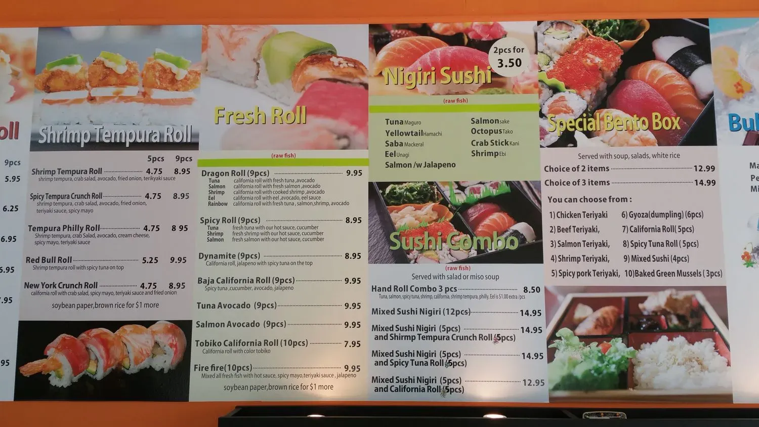 Menu 5