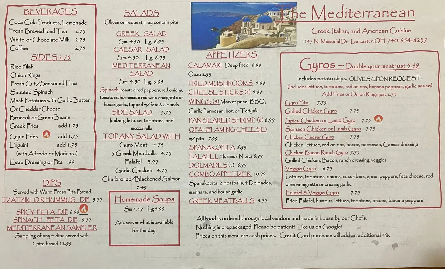 Menu 4