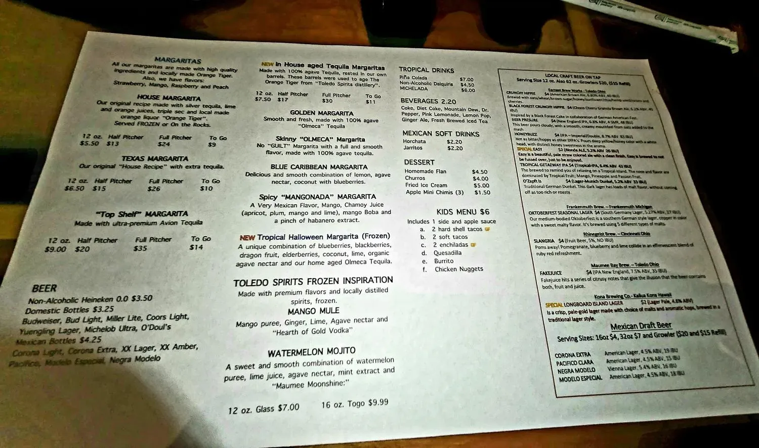 Menu 6