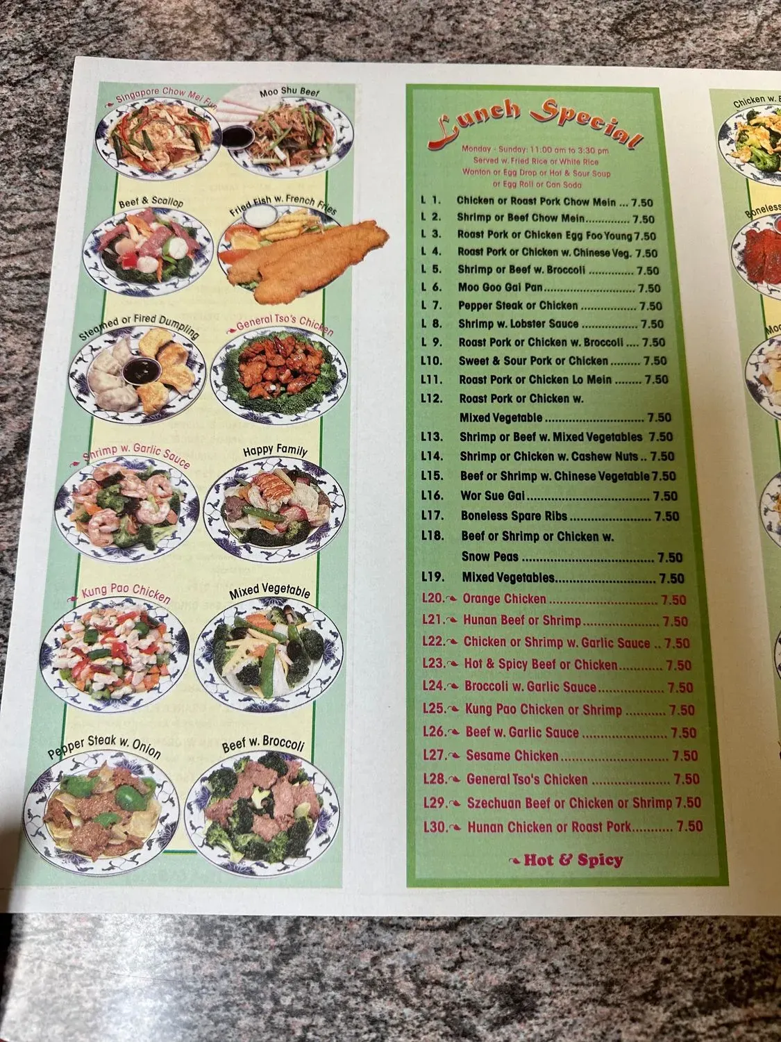 Menu 4