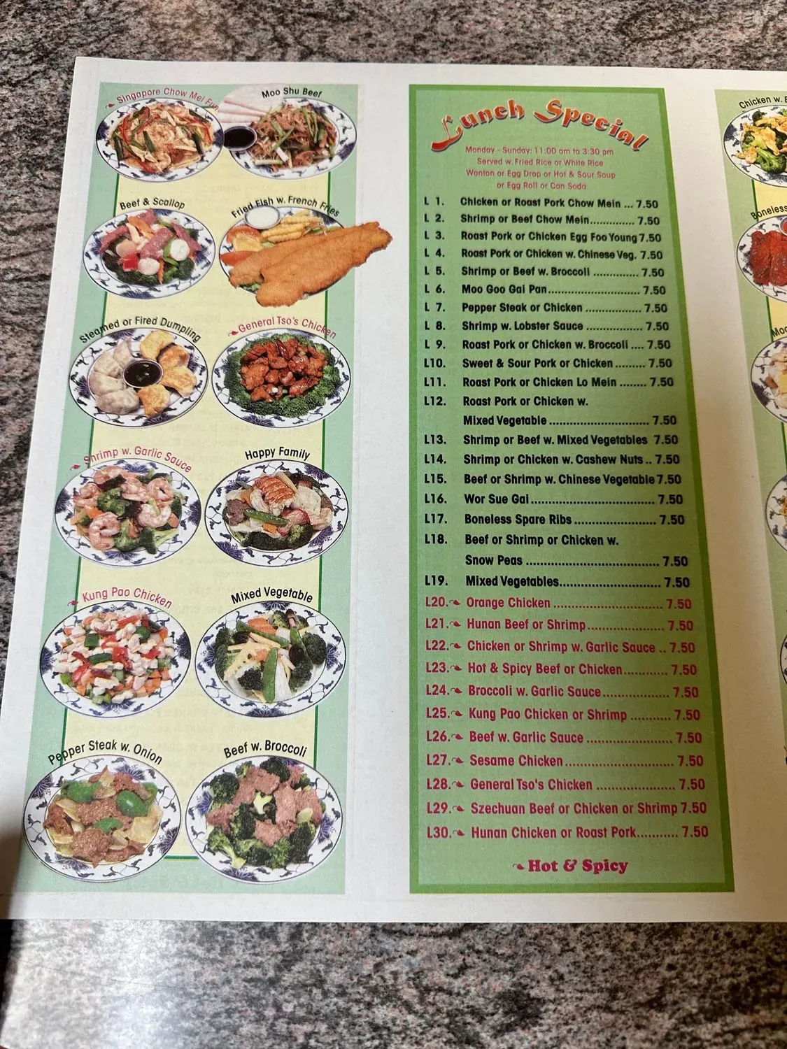 Menu 3