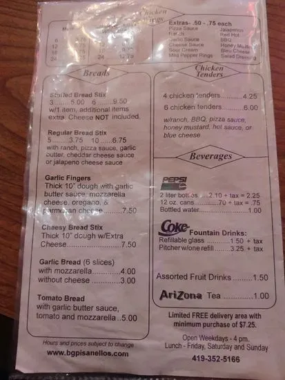 Menu 3