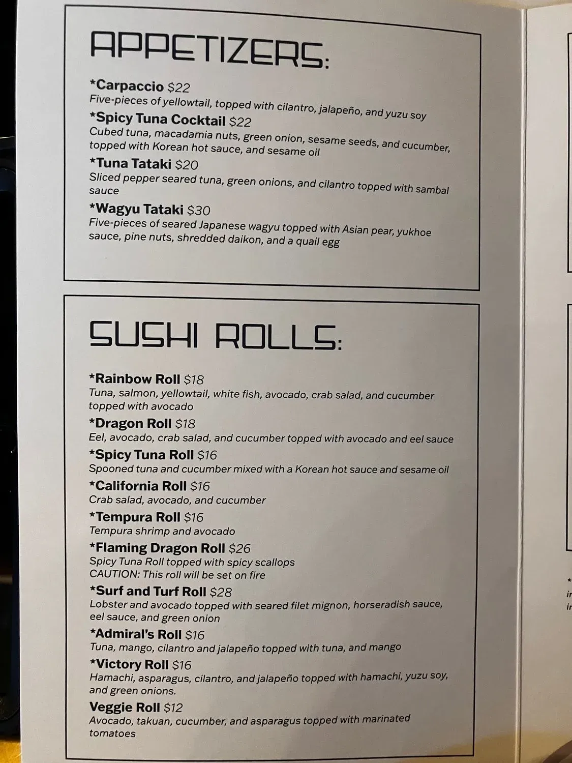 Menu 6