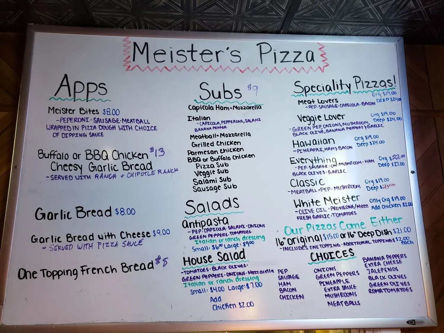 Menu 2