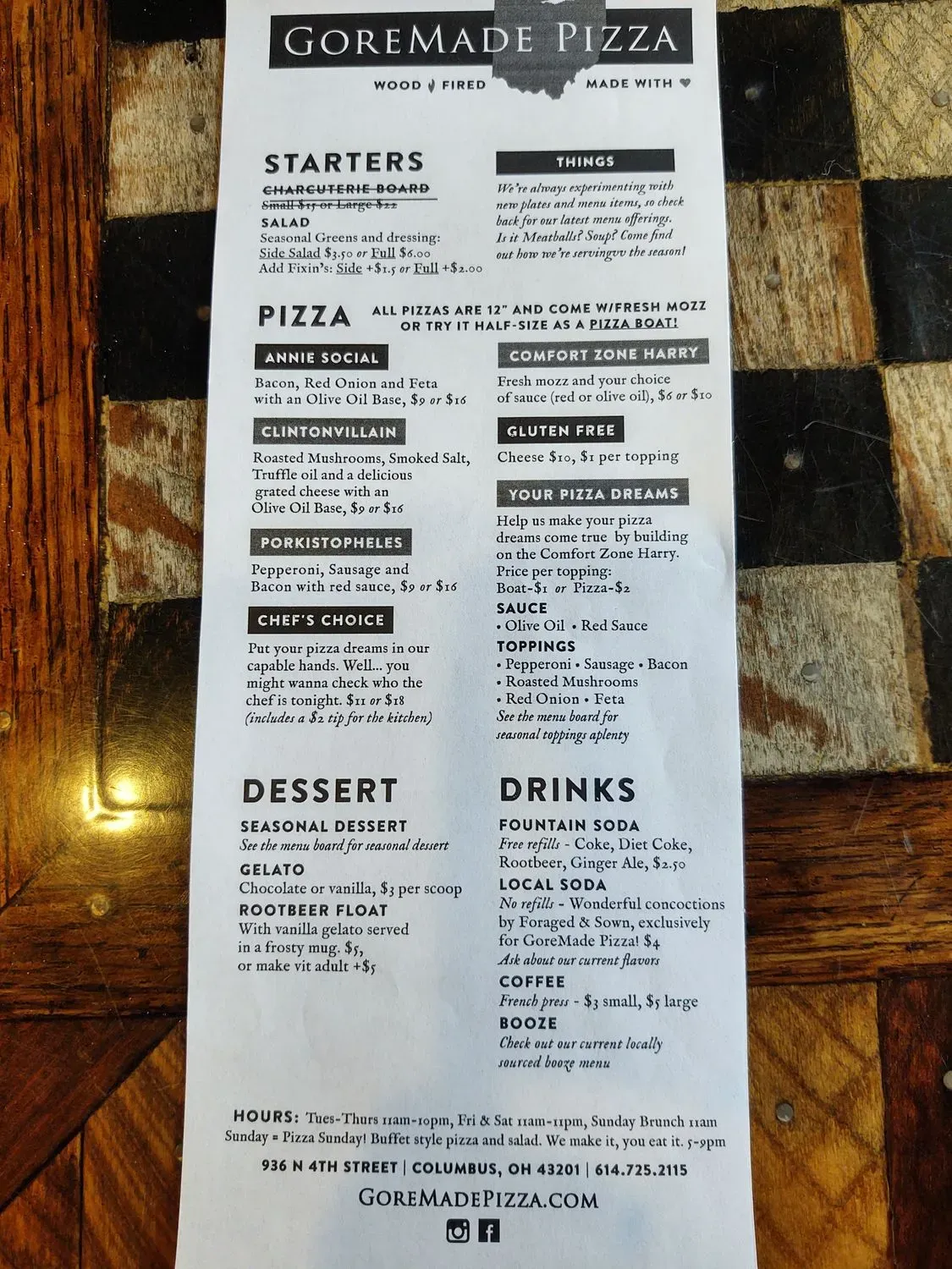 Menu 3