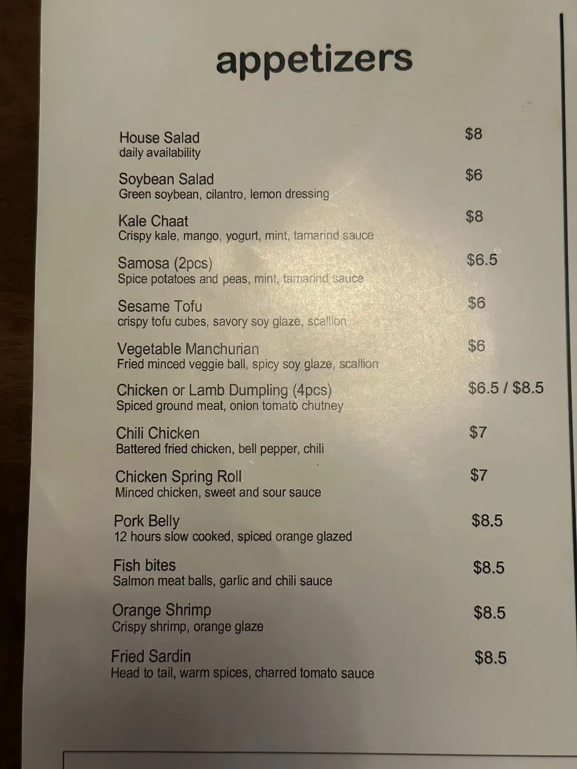 Menu 3