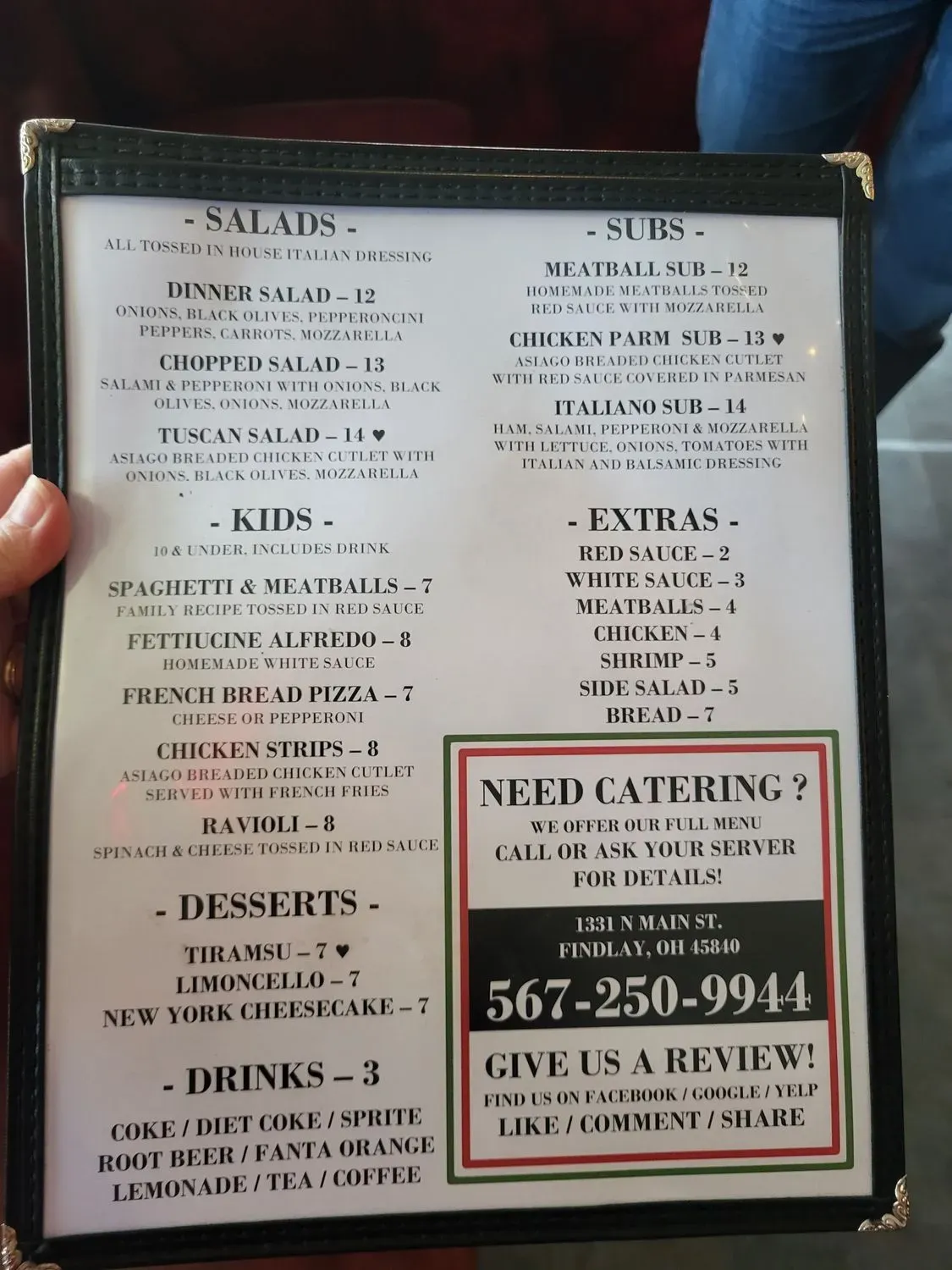 Menu 3