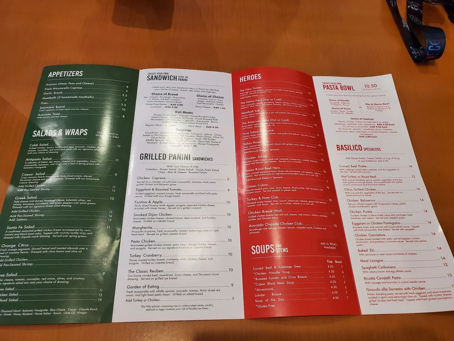 Menu 4