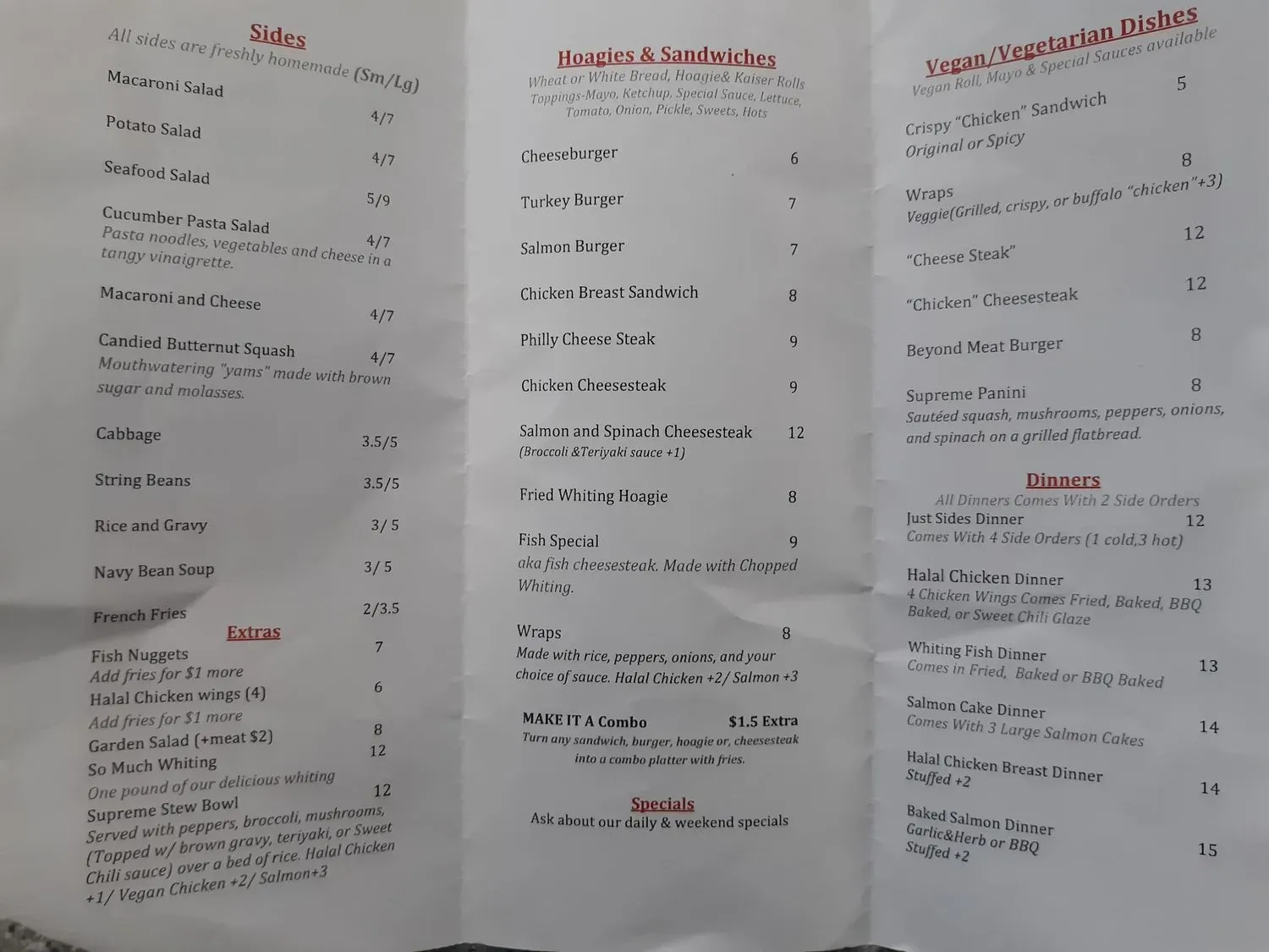 Menu 4