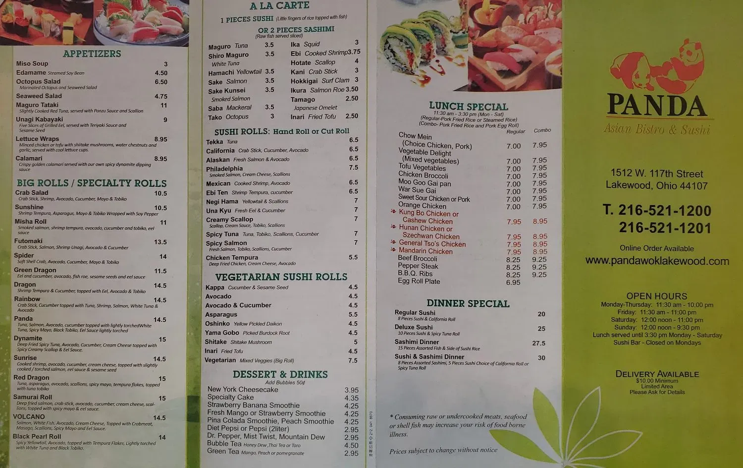 Menu 6