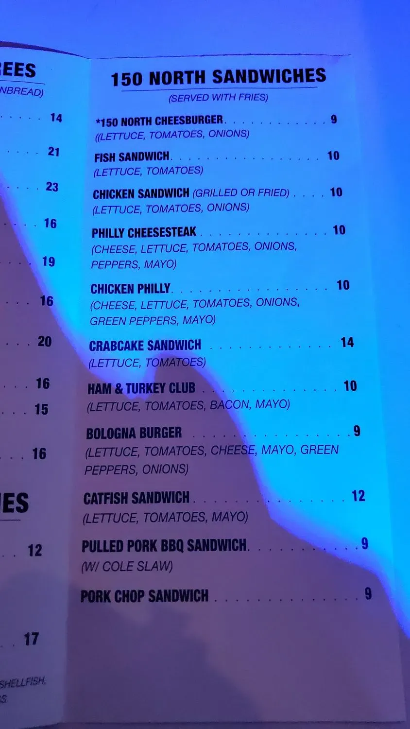 150 North Restaurant And Lounge Menu - Updated October 2025