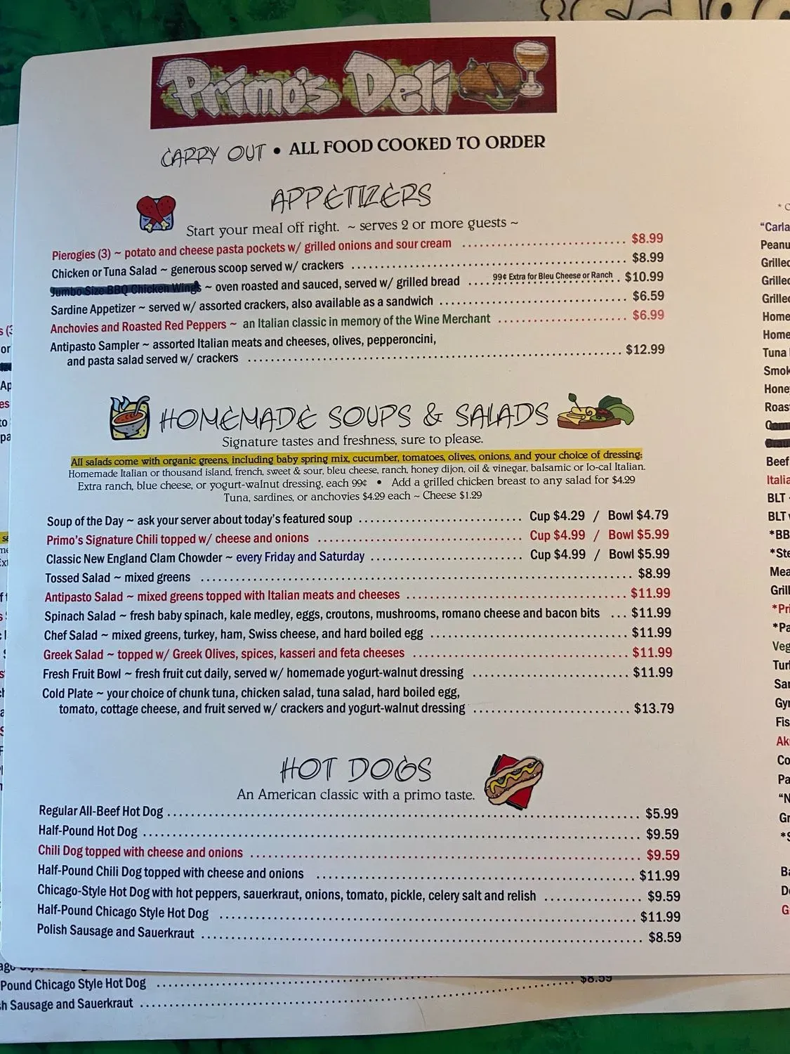 Menu 2