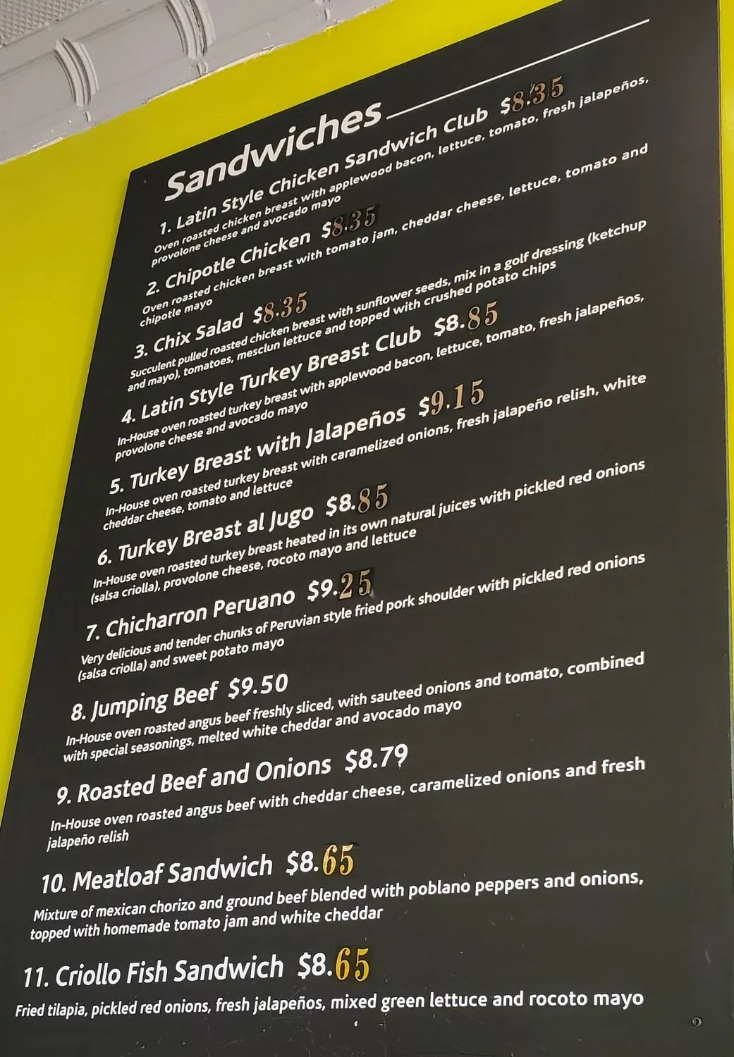 Menu 2